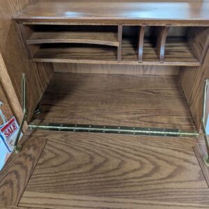 Solid Wood Desk Curio Cabinet