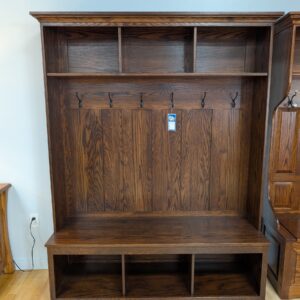 Hall Tree with Hooks and Storage