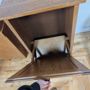 Flat Top Trash Bin