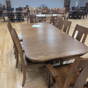 Oval Oak Table and Chairs