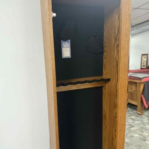 Sliding Mirror with Gun Cabinet
